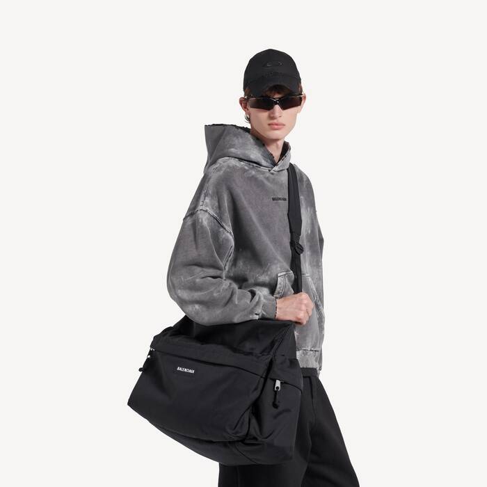 Men's Explorer Multipocket Weekender Medium in Black - Men | Balenciaga Netherlands EN - Image 2