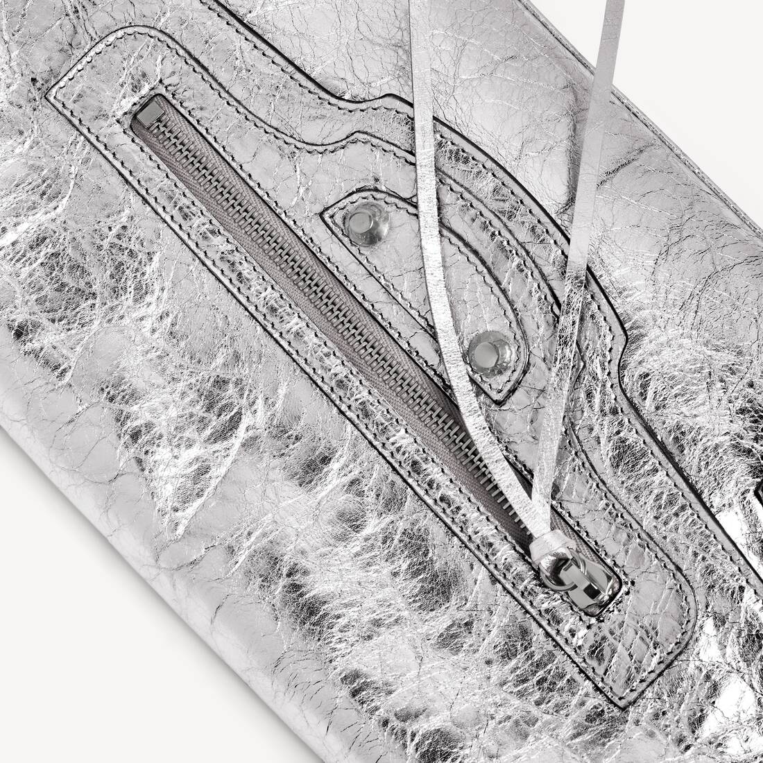Women's Le City Clutch in Silver | Balenciaga United States EN - Image 5