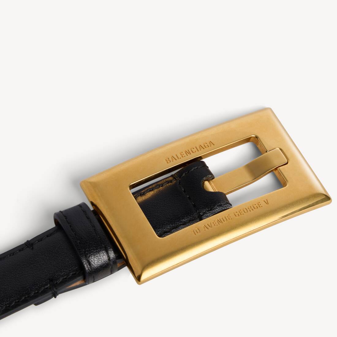 Women's Frame Belt in Black | Balenciaga Thailand EN - Image 3