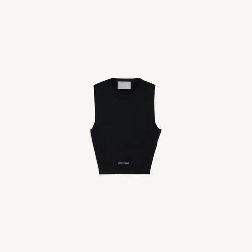 techwear cropped tank top