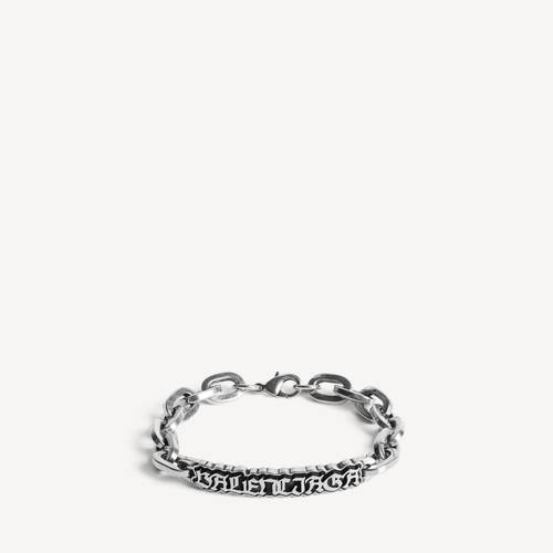 goth gourmette bracelet