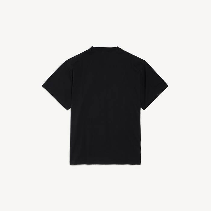 Balenciaga Sacr&eacute; Coeur T-shirt Oversize-passform f&uuml;r Herren in Schwarz - Herren | Balenciaga &Ouml;sterreich DE - Image 2