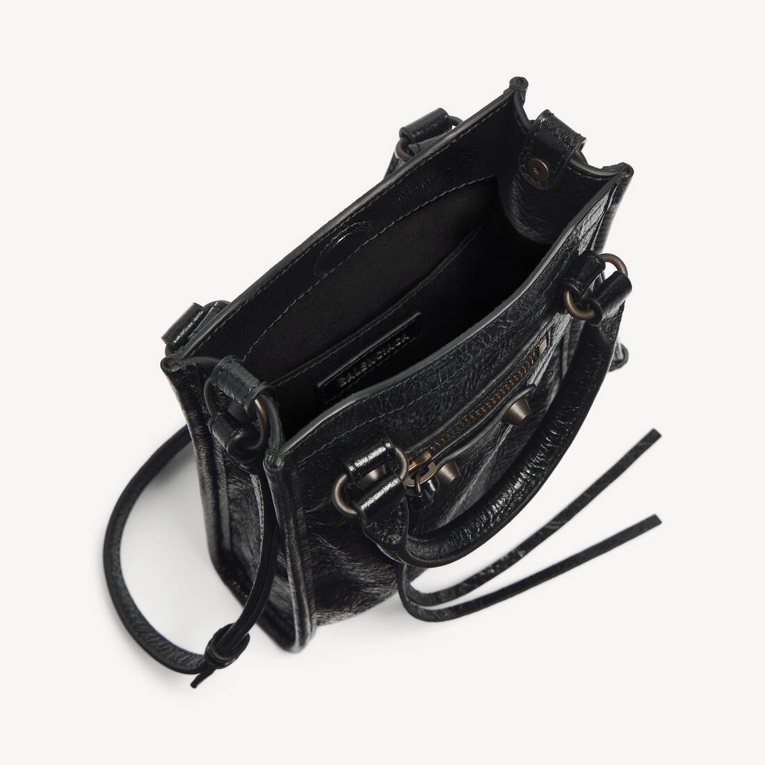 Tote Porte-t&eacute;l&eacute;phone Le City pour Femme en Noir | Balenciaga France FR - Image 5