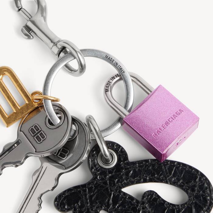Charm/porte-cl&eacute;s Qixi Cristal B pour Femme en Multicolore - Femme | Balenciaga Belgique FR - Image 2