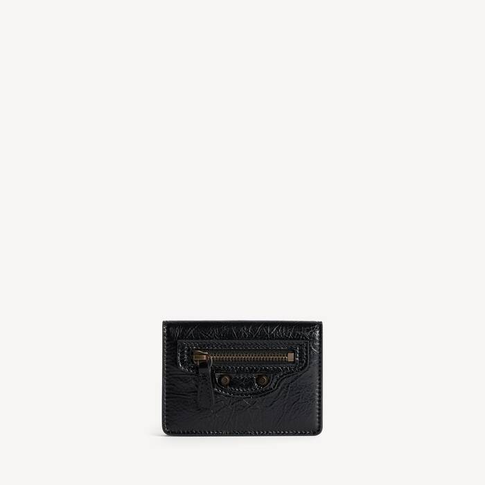 Women's Le City Flap Card Holder in Black - Women | Balenciaga Republic Of Korea EN - Image 1