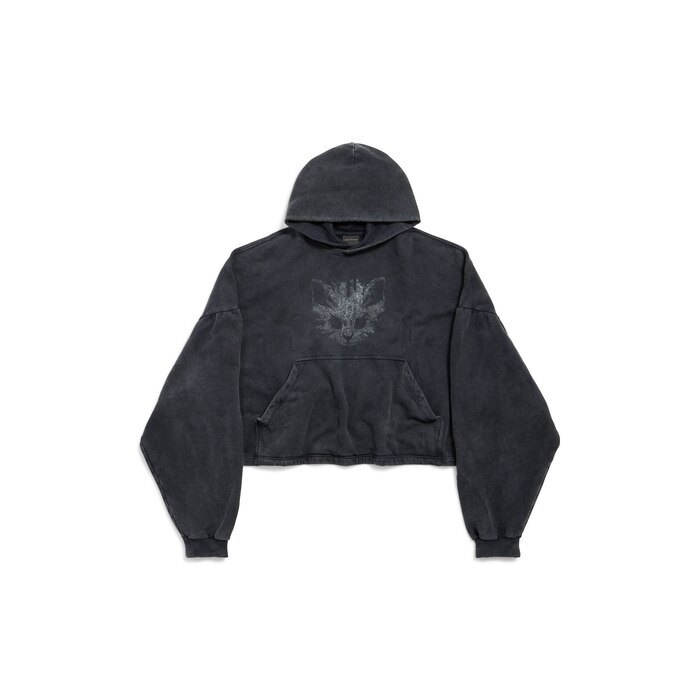 kittycat cropped hoodie