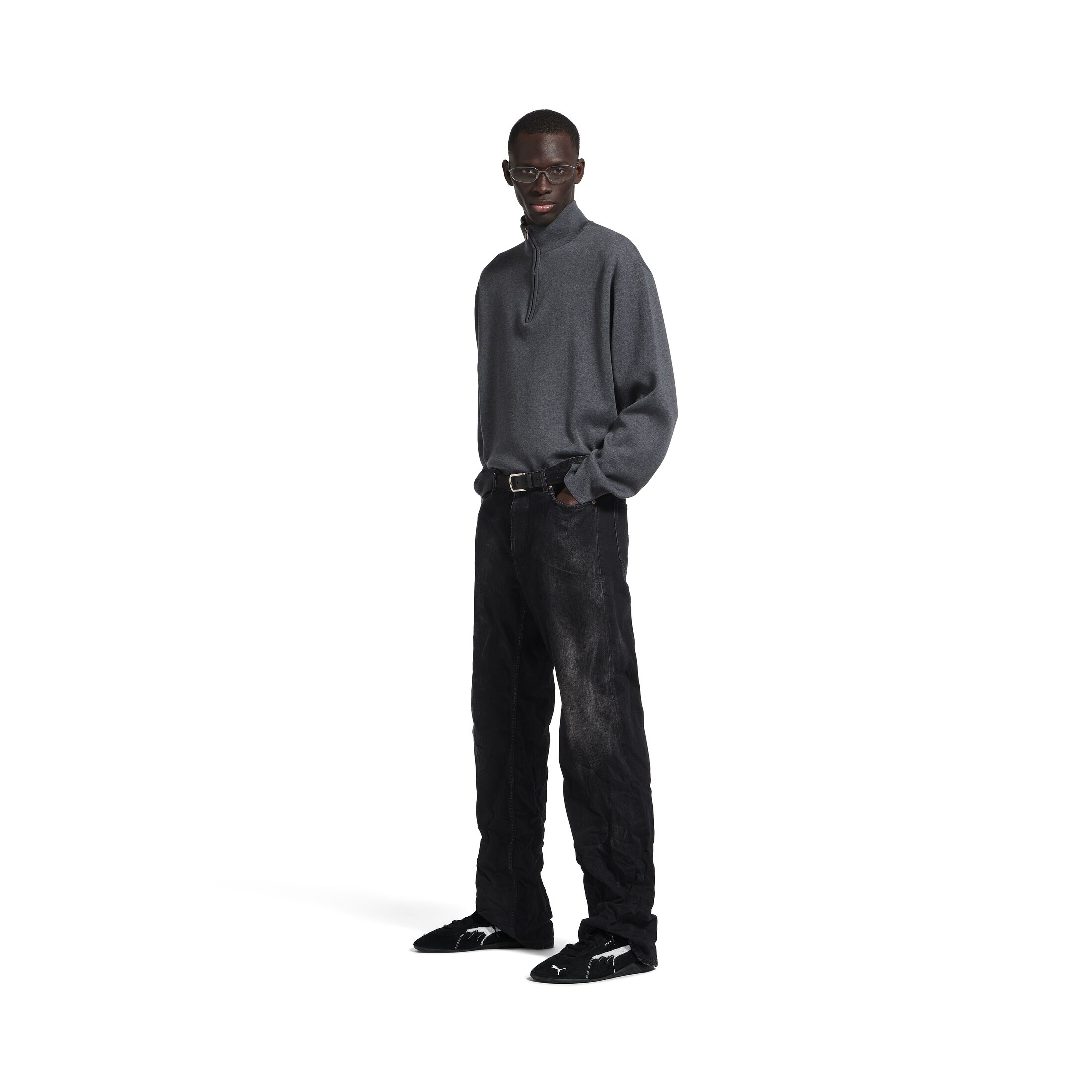 half-zip sweater