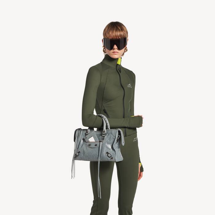 Bolso Le City Peque&ntilde;o para Mujer en Gris Azulado - Mujer | Balenciaga Espa&ntilde;a ES - Image 2