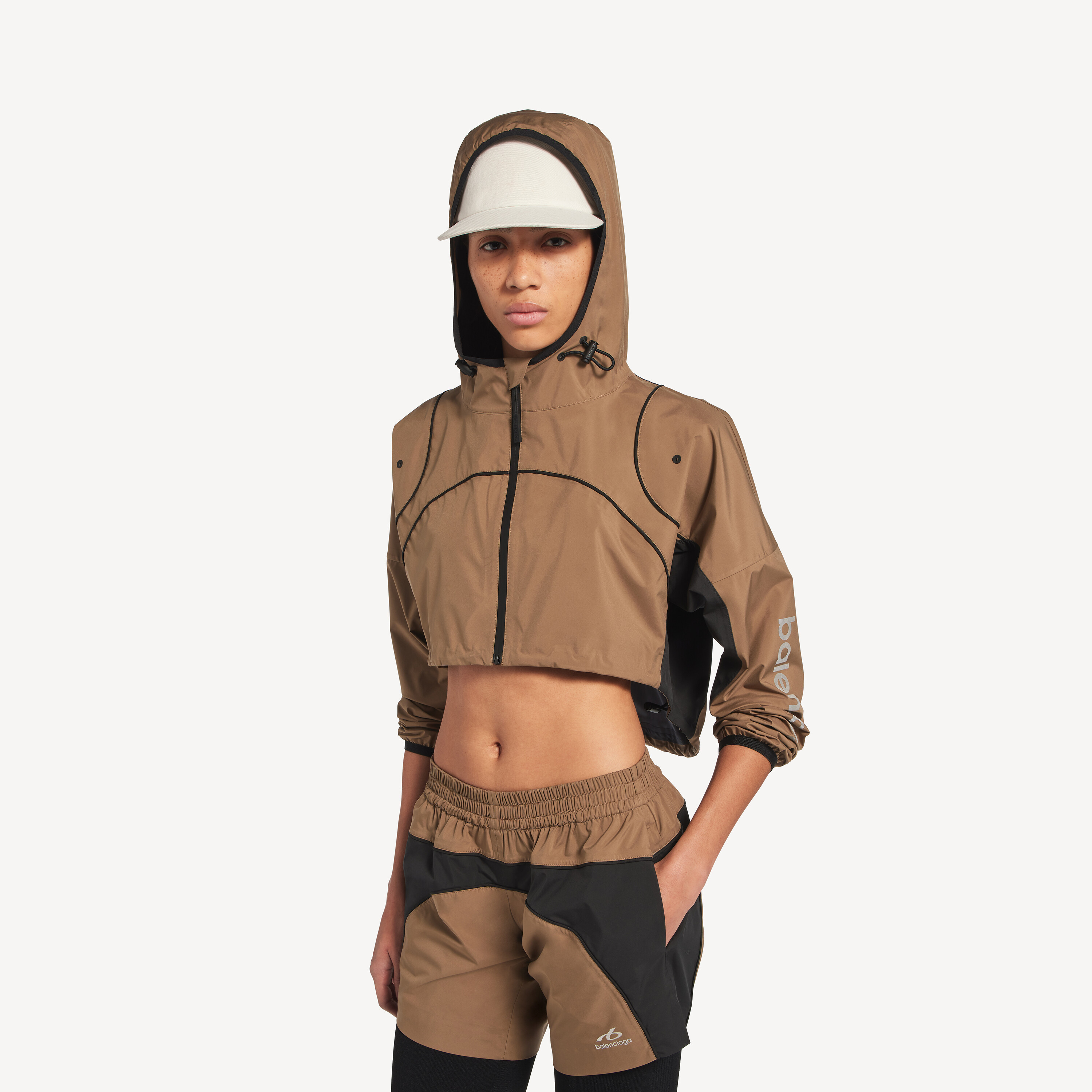 Balenciaga techwear cropped jacket
