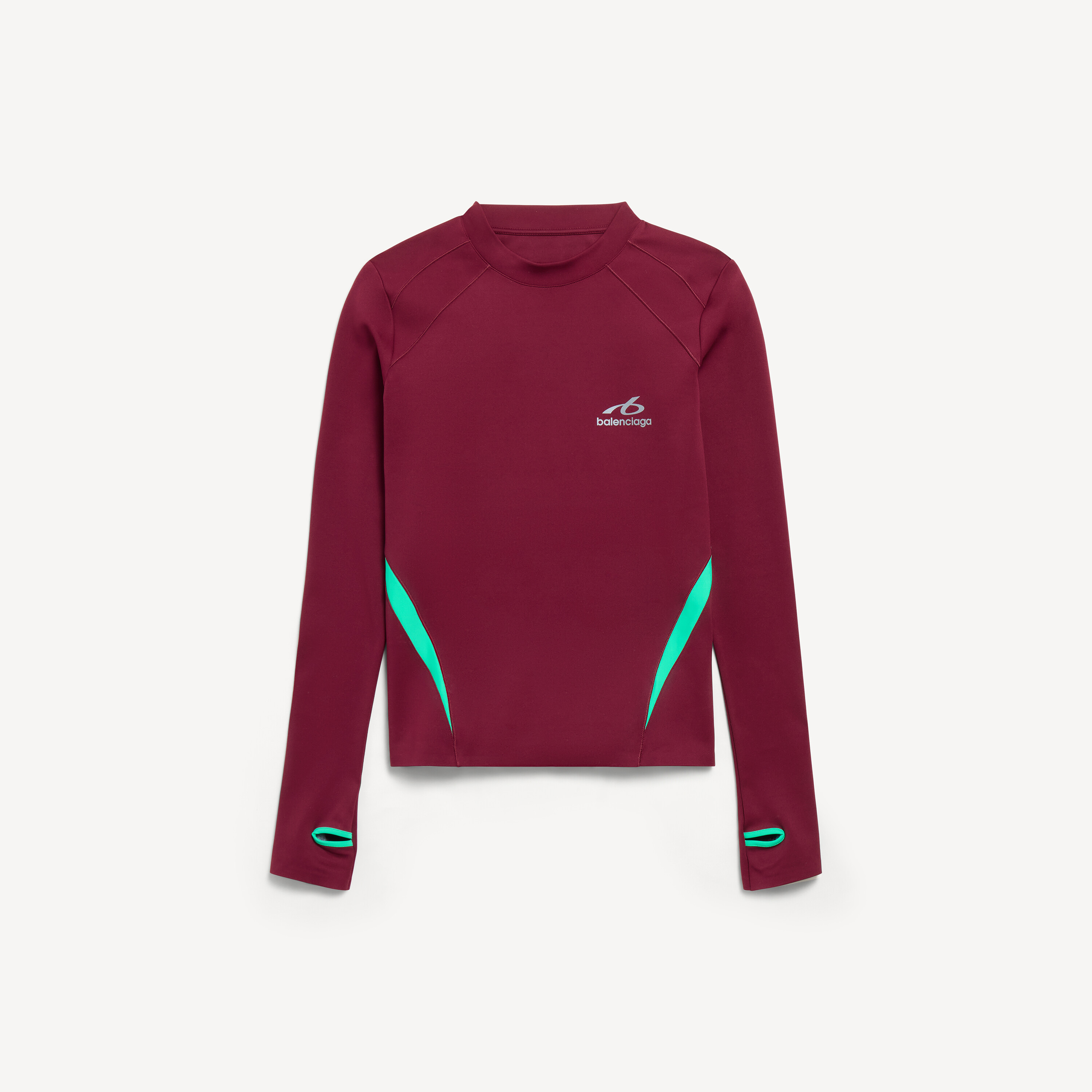 Techwear fitted long sleeve top