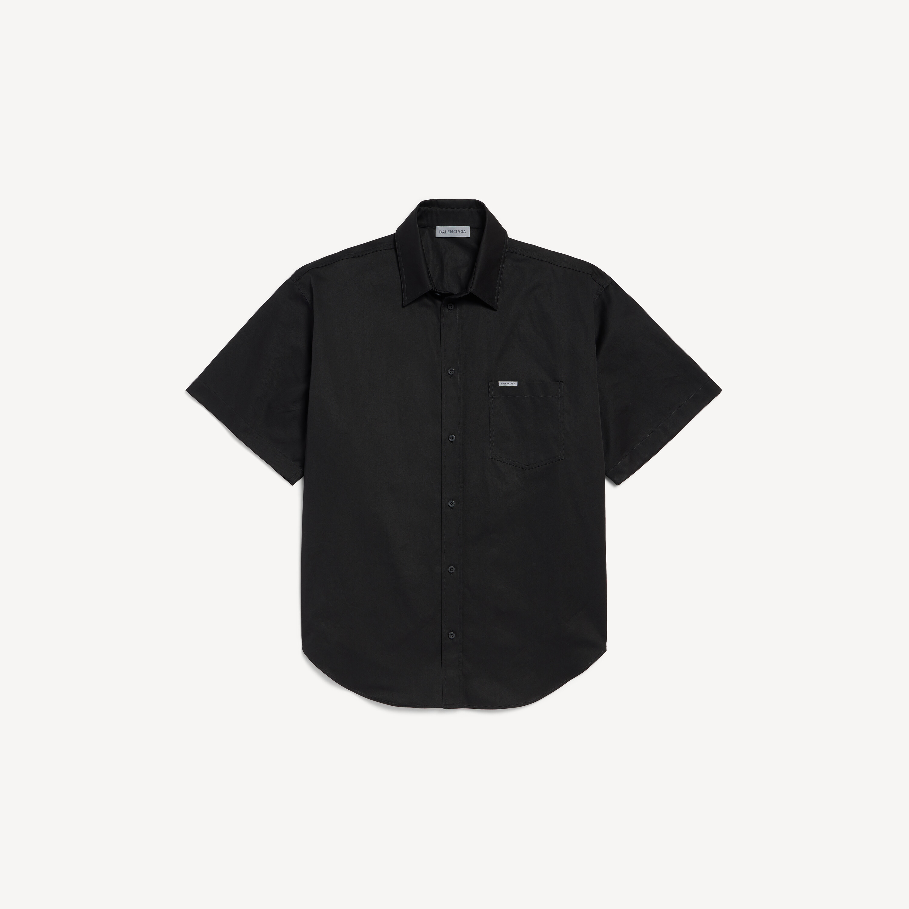 ⭐︎大幅値下げ⭐︎大丸札幌購入　BALENCIAGA ブラック 半袖シャツ 37 Workwear 半袖シャツ