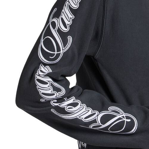 hoodie zippé cursive fit regular