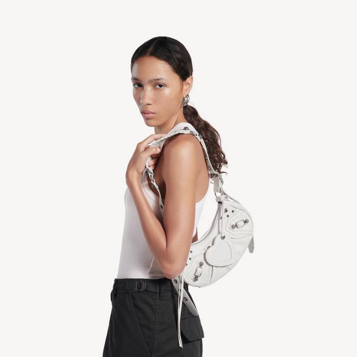 Borsa A Tracolla Le Cagole Xs da Donna in Bianco - Donna | Balenciaga Italia IT - Image 2