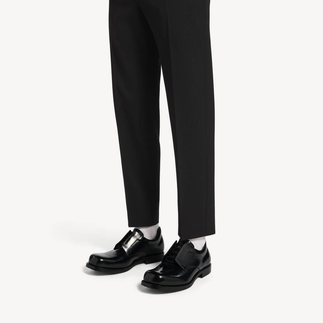 Men's Comfy Derby in Black | Balenciaga Lithuania EN - Image 7