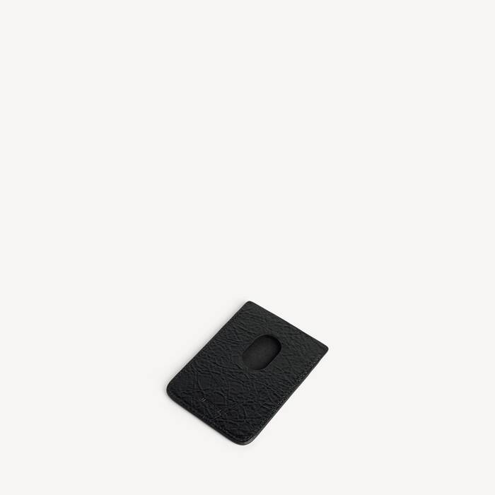 Porta Tarjetas Magn&eacute;tico Cash para Hombre en Negro/multicolor - Hombre | Balenciaga Estados Unidos ES - Image 2