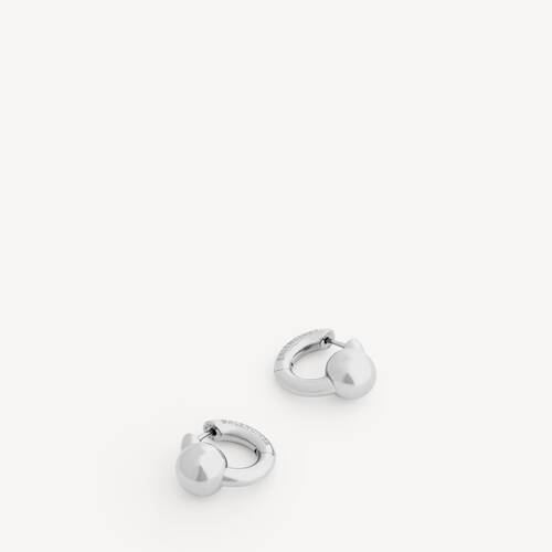 atom hoop earrings