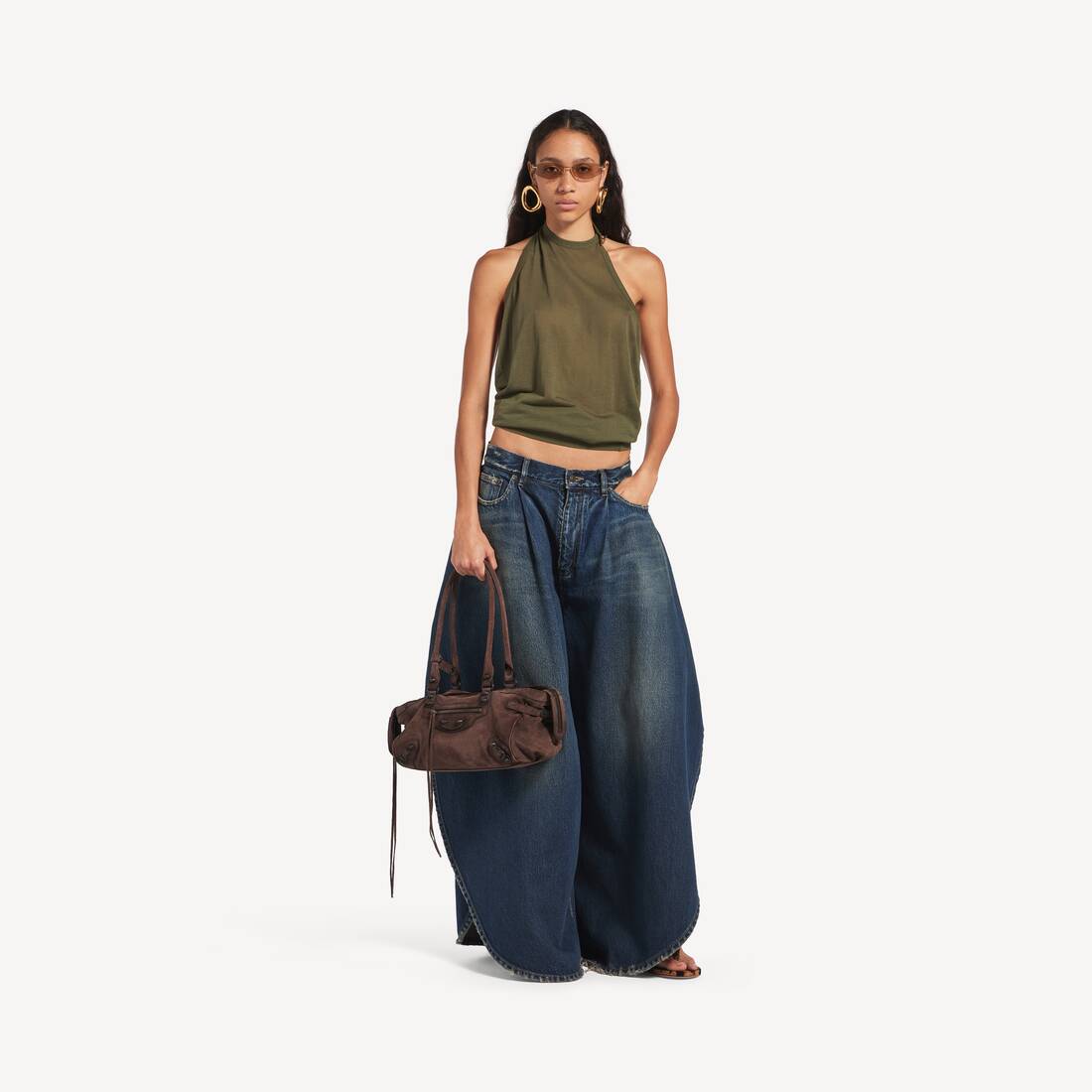 Women's Le City Bag East-west in Light Espresso | Balenciaga Croatia EN - Image 6