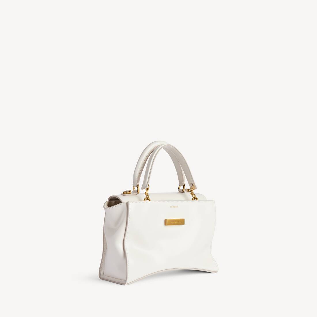 Hourglass Avenue Henkeltasche Klein f&uuml;r Damen in Schneewei&szlig; | Balenciaga Deutschland DE - Image 2