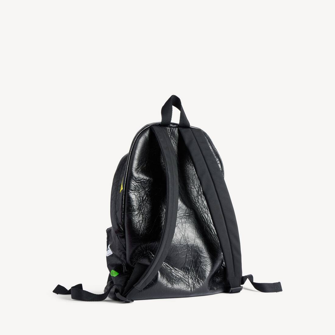 balenciaga mini explorer backpack Crossbody Black Nylon Patches Petriavintage ended zip Men's Explorer Backpack in Dark