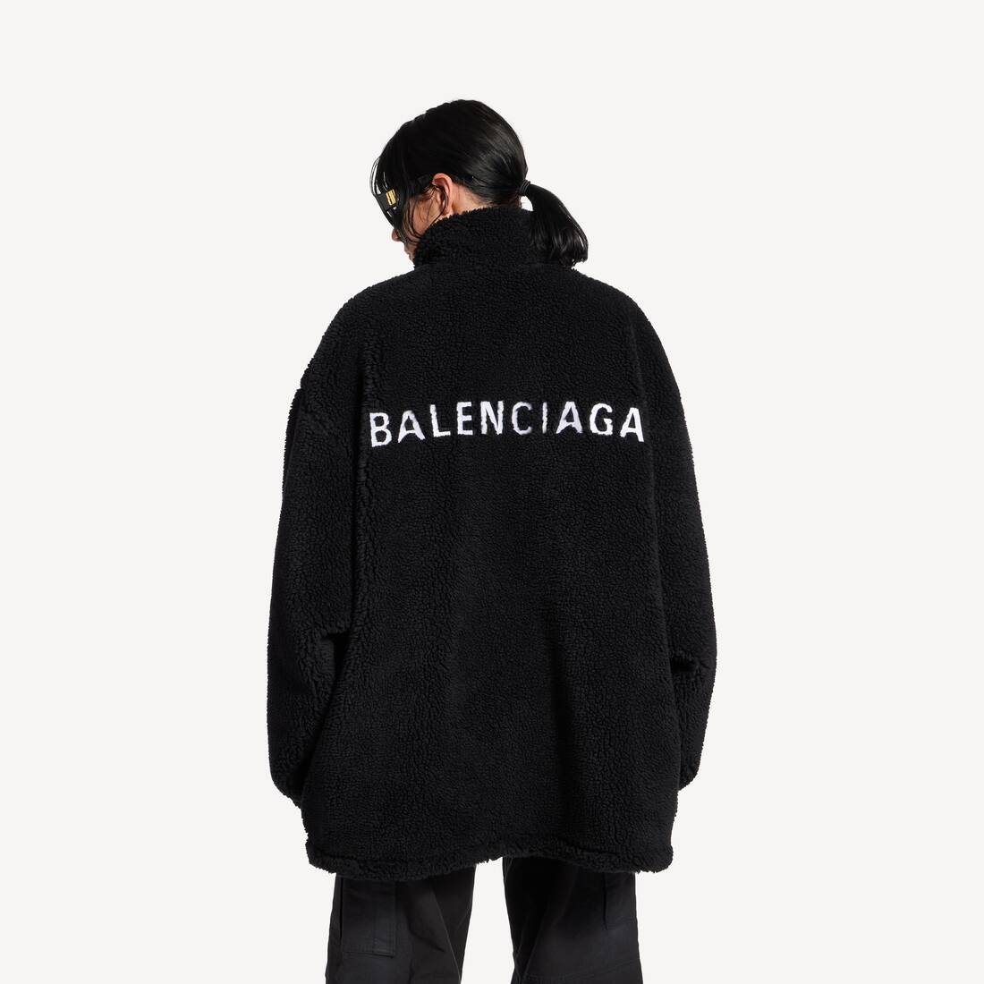 Women's Balenciaga Back Zip-up Jacket in Black | Balenciaga United States EN - Image 5