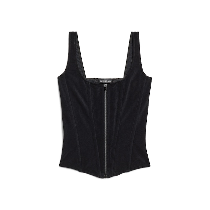top elástico corset