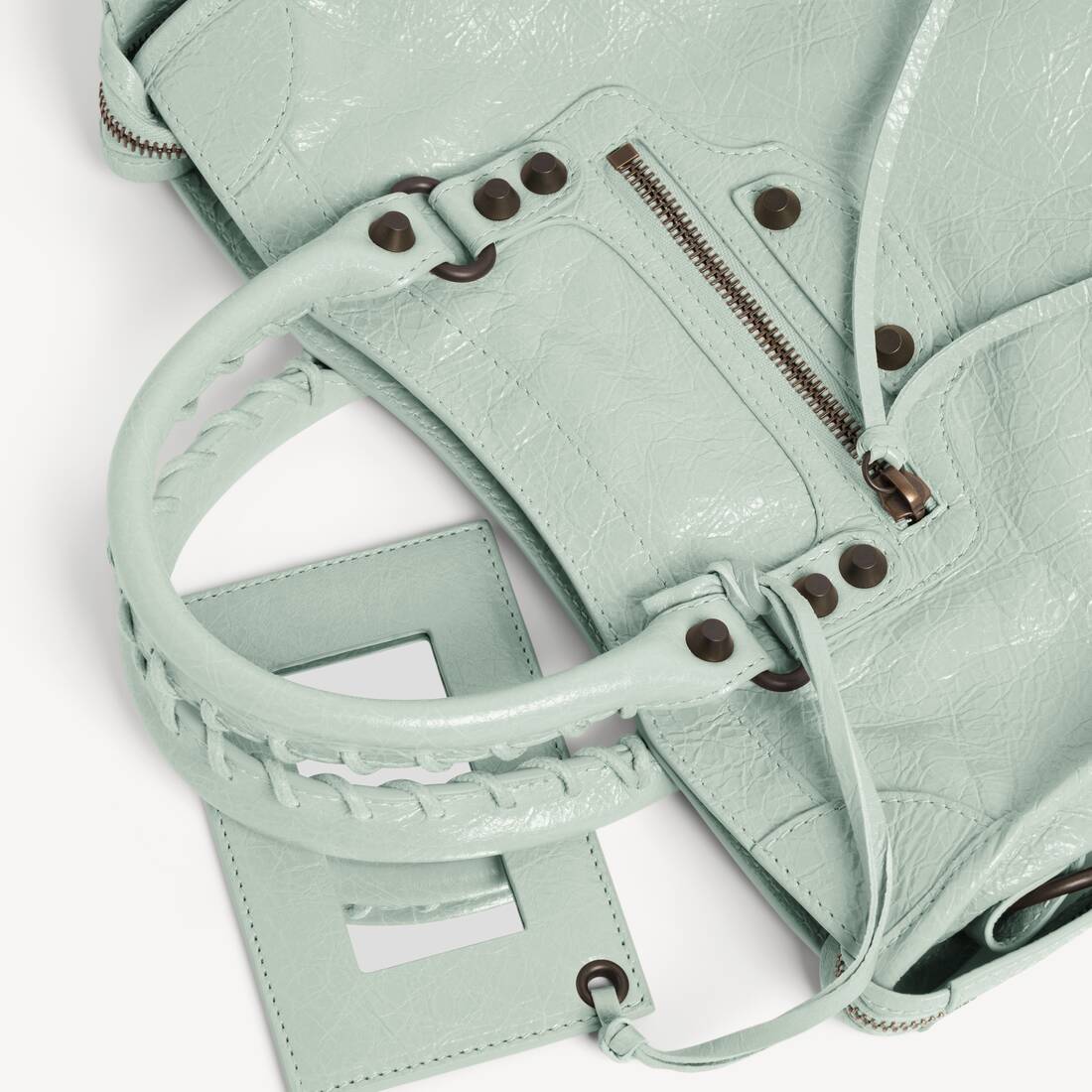 Women's Le City Bag Small in Mineral Green | Balenciaga Norway EN - Image 6