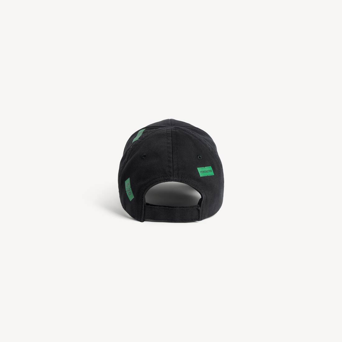 520 Stickers Cap f&uuml;r Herren in Schwarz | Balenciaga Deutschland DE - Image 3