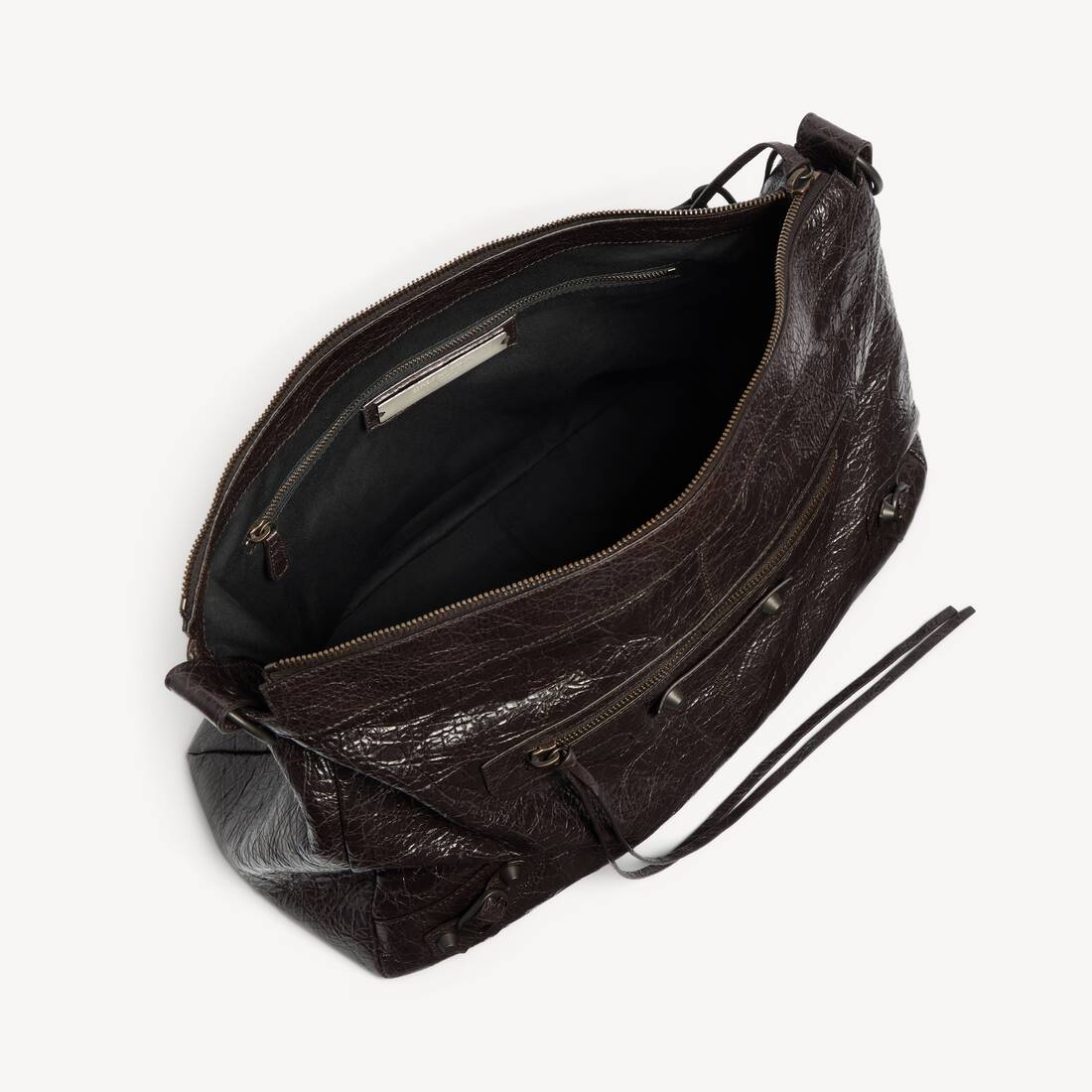 Men's Le City Moto Bag Medium in Espresso | Balenciaga Australia EN - Image 4