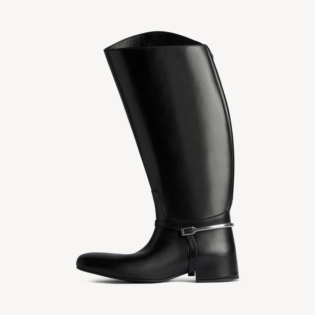 Botte Excavator Riding  pour Homme en Noir/argent | Balenciaga Luxembourg FR - Image 4