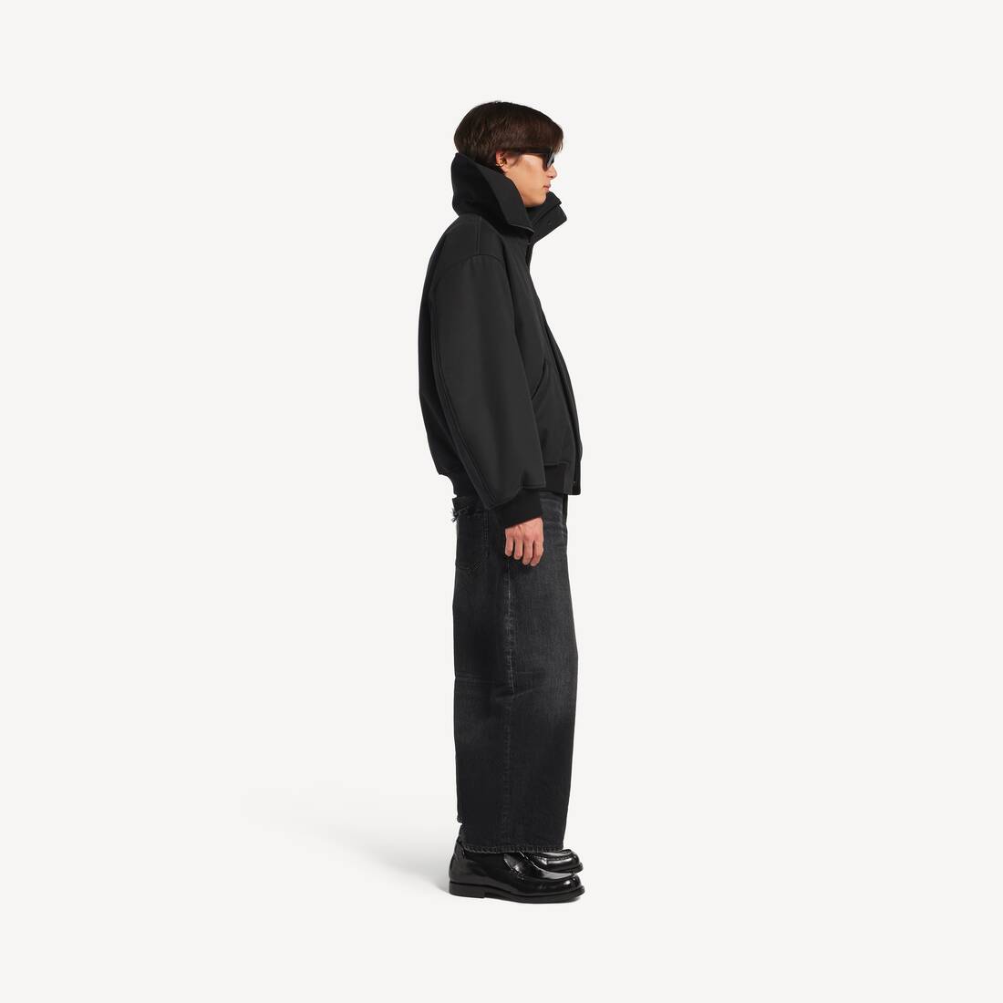 남성 커브드 진 블랙 | 발렌시아가 대한민국 KO - Image 3