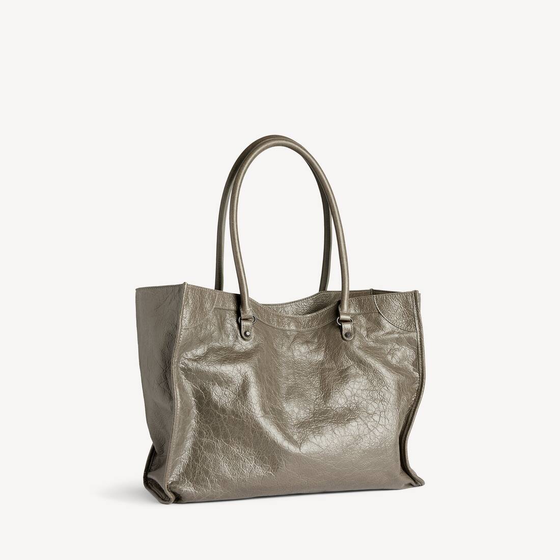 Women's Le City Tote Bag Medium in Army Green | Balenciaga Sweden EN - Image 3