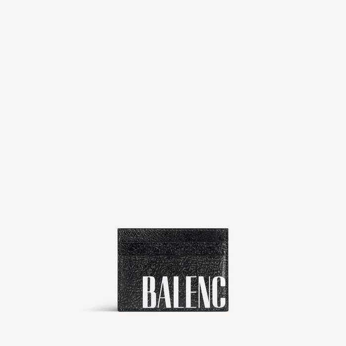 Porte-cartes Editor  pour Homme en Noir - Homme | Balenciaga France FR - Image 1