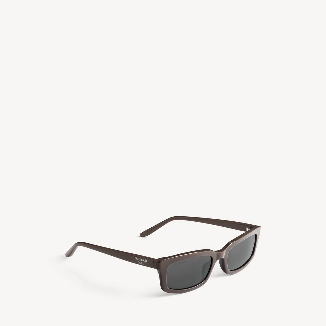 Daily Rectangle Sunglasses in Taupe | Balenciaga Australia EN - Image 3
