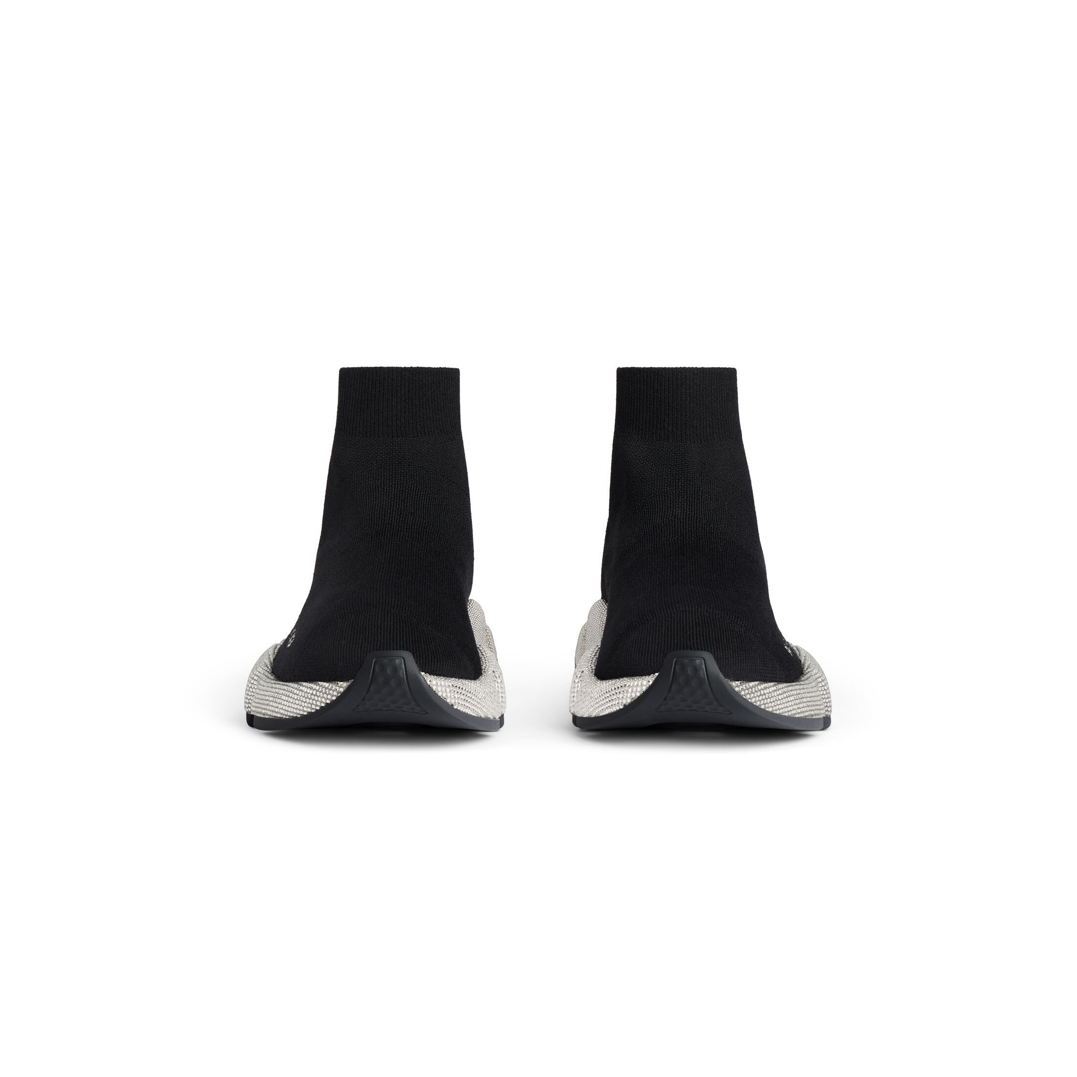 speed recycled knit sneaker with rhinestones