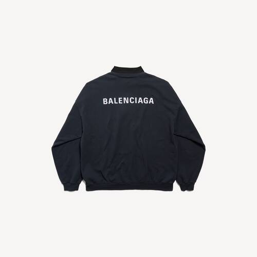 balenciaga back shirt collar crewneck