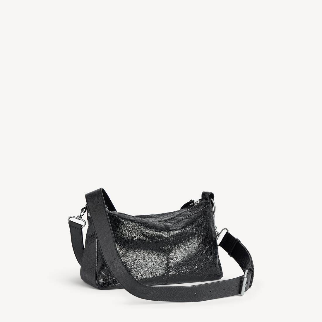 Men's Le City Moto Bag Small in Black | Balenciaga Republic Of Korea EN - Image 3