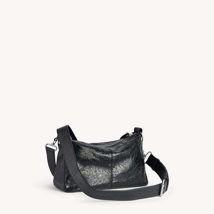 Men's Le City Moto Bag Small in Black - Men | Balenciaga United States EN - Image 2