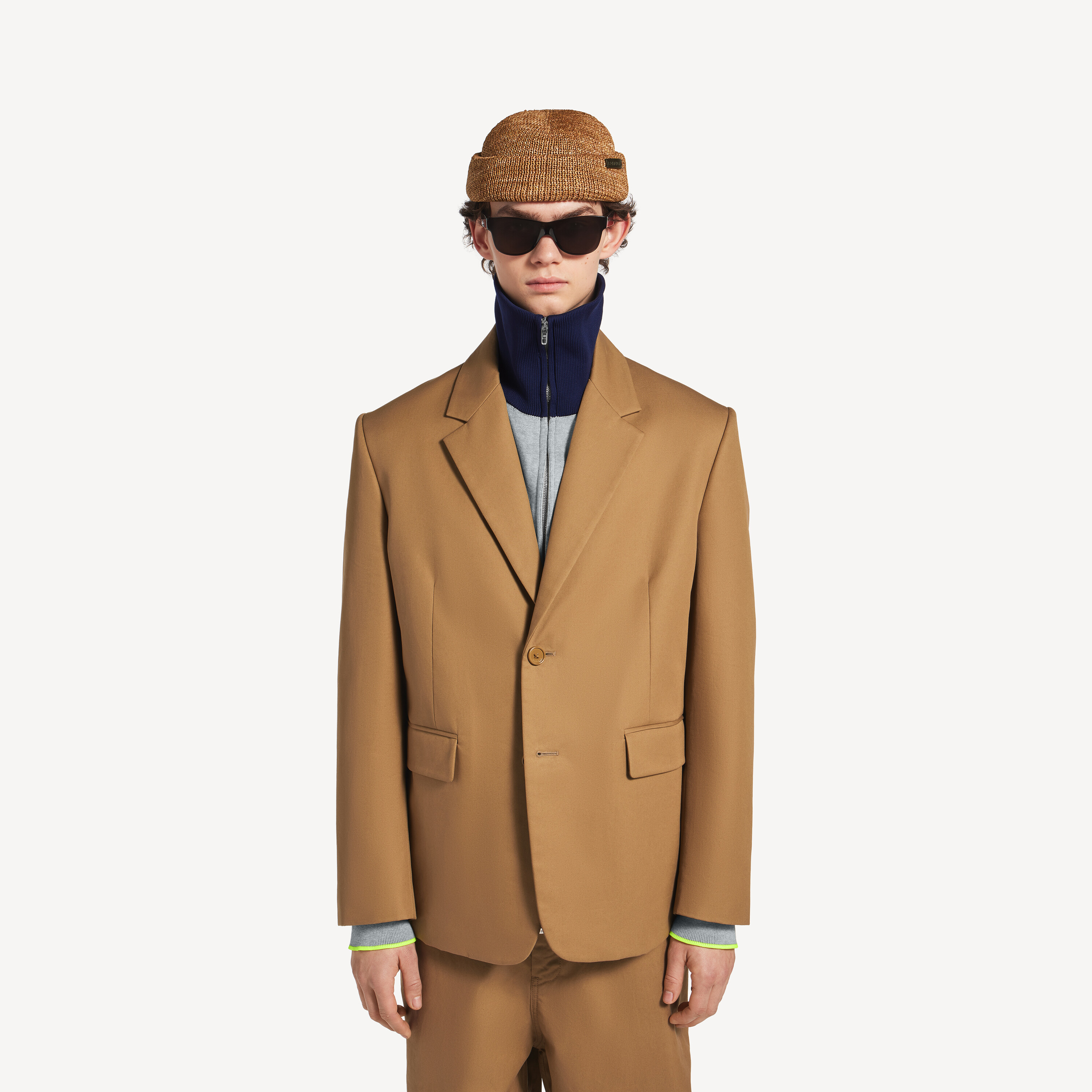 Balenciaga einreiher-jacke normale passform