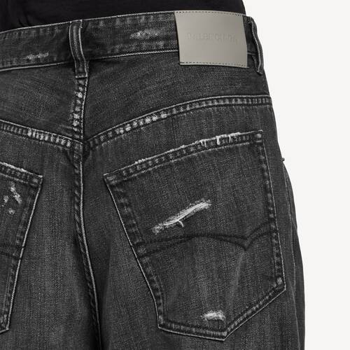 plissierte baggyhose 