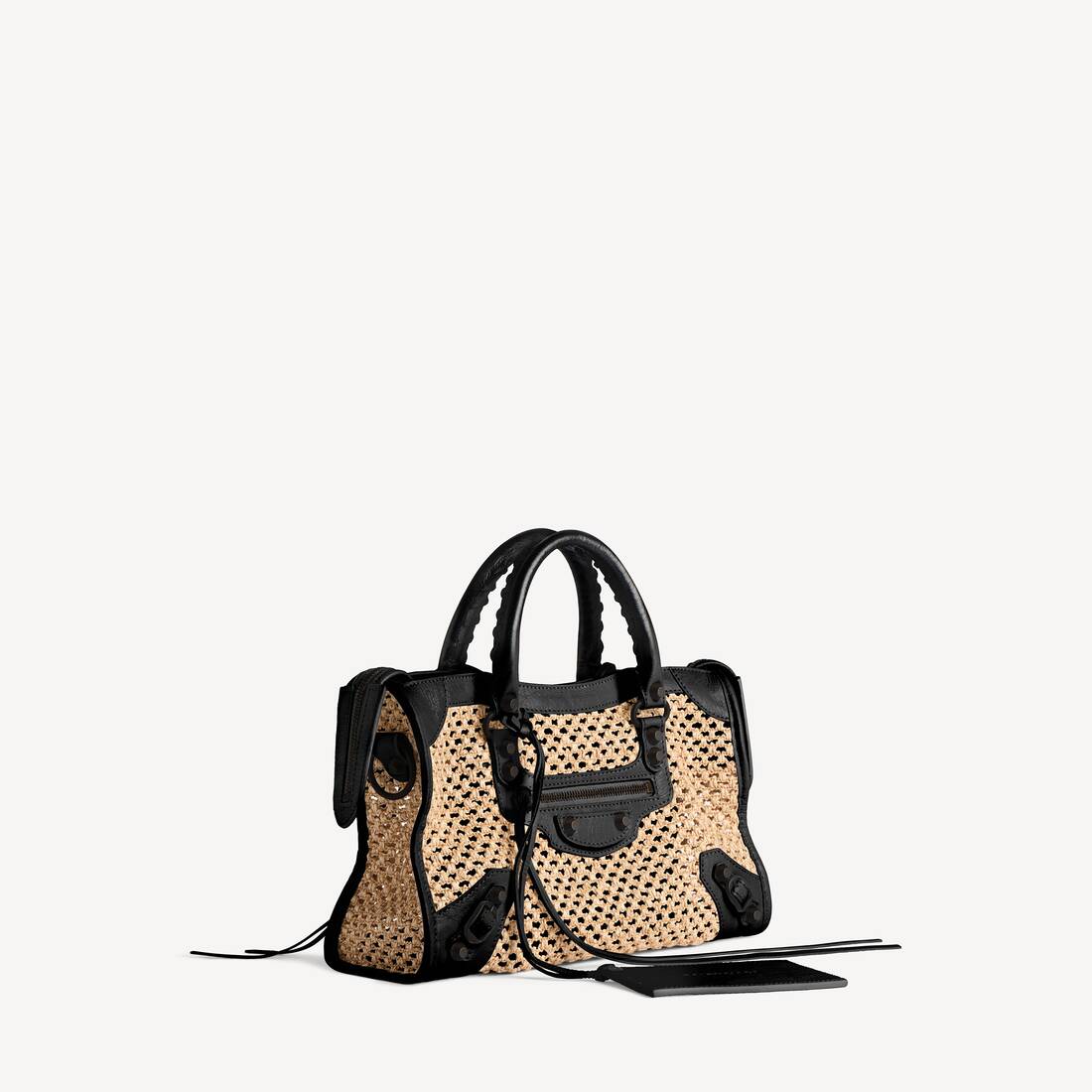 Women's Le City Bag Small in Natural/black | Balenciaga Greece EN - Image 2