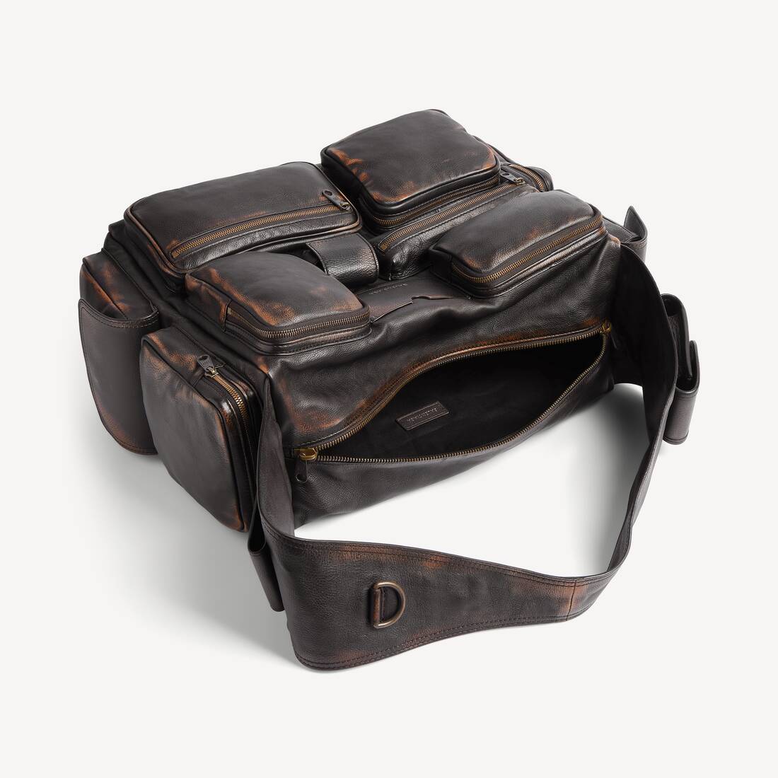 Men's Superbusy Sling Bag Large in Brown | Balenciaga Australia EN - Image 4