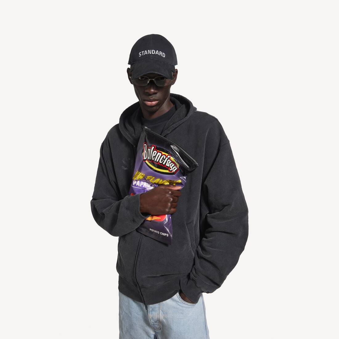 남성 칩스 백  파프리카 | 발렌시아가 대한민국 KO - Image 7