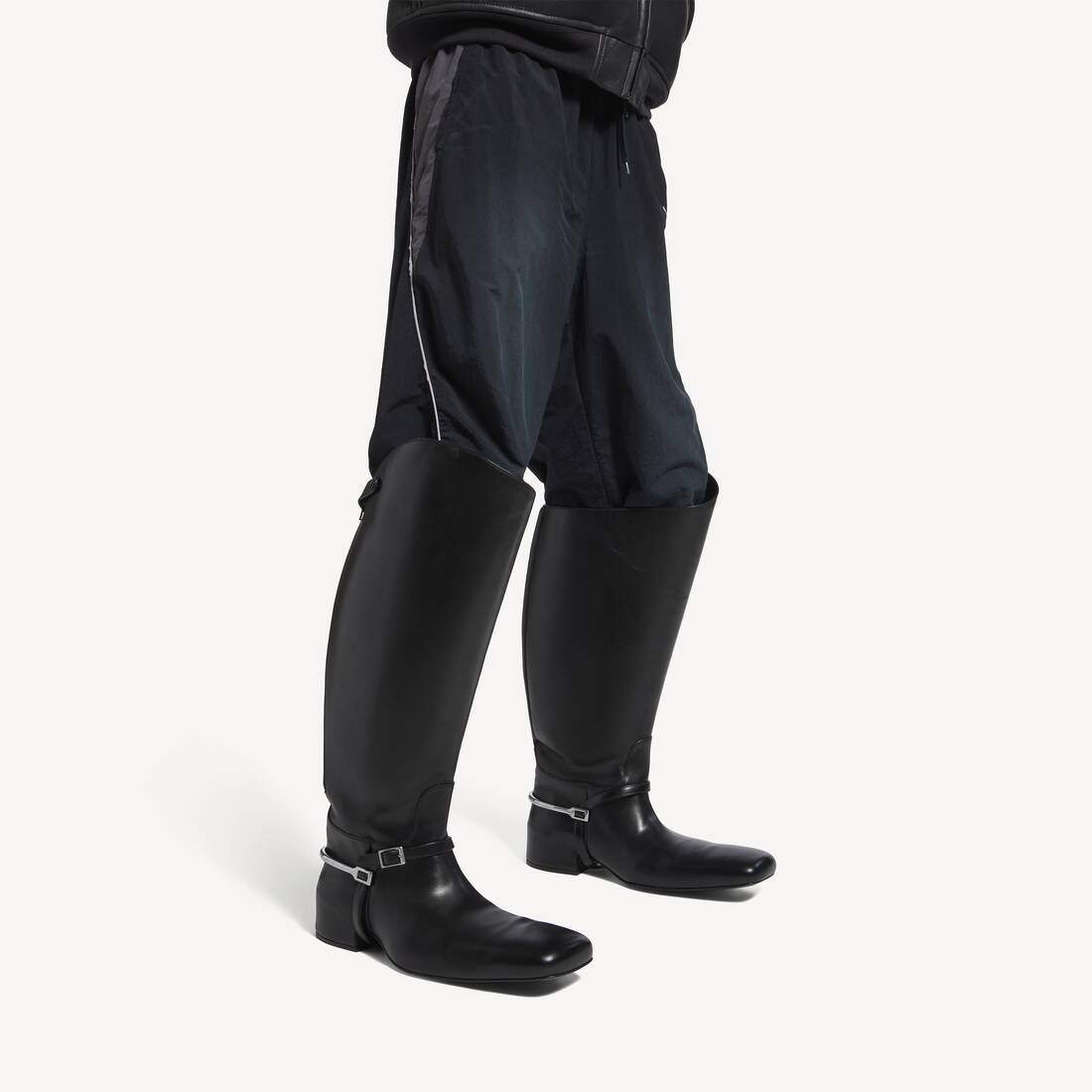 Botte Excavator Riding  pour Homme en Noir/argent | Balenciaga Luxembourg FR - Image 8