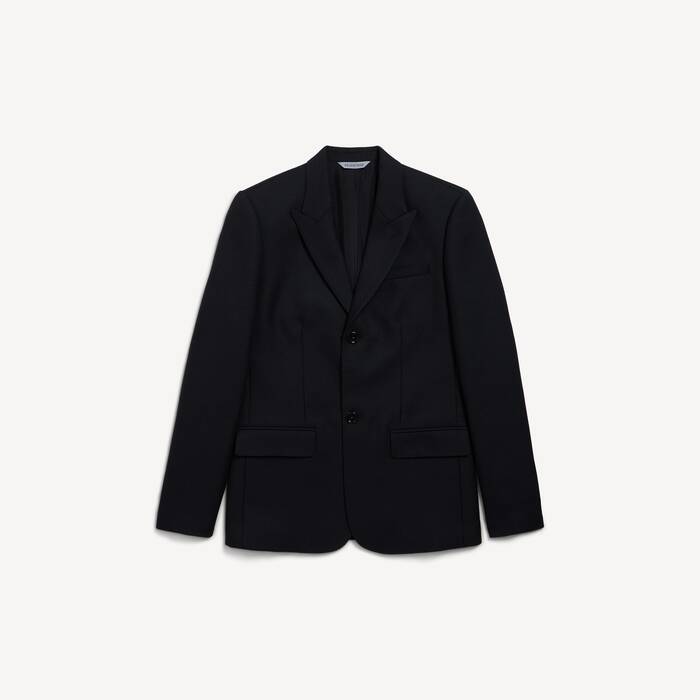 single-breasted slim fit jacket