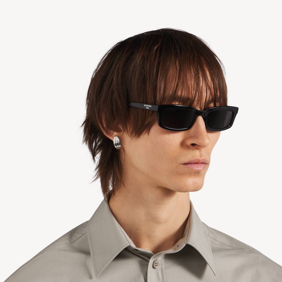 Everyday Ohrstecker in Altsilber | Balenciaga Deutschland DE - Image 4