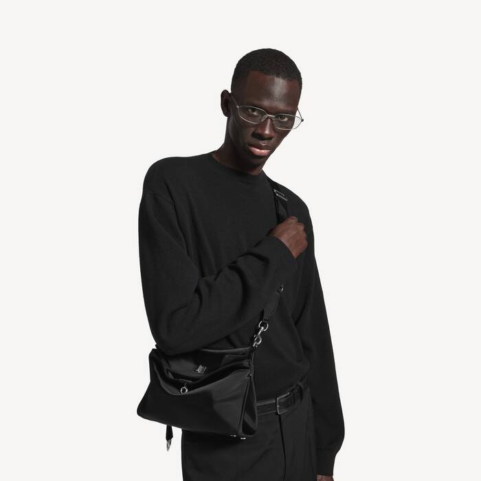 Bolso Messenger Rodeo Peque&ntilde;o para Hombre en Negro - Hombre | Balenciaga Espa&ntilde;a ES - Image 2