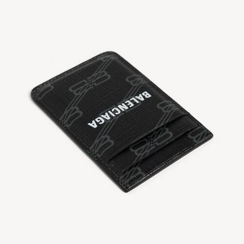 signature magnet card holder bb monogram coated canvas 