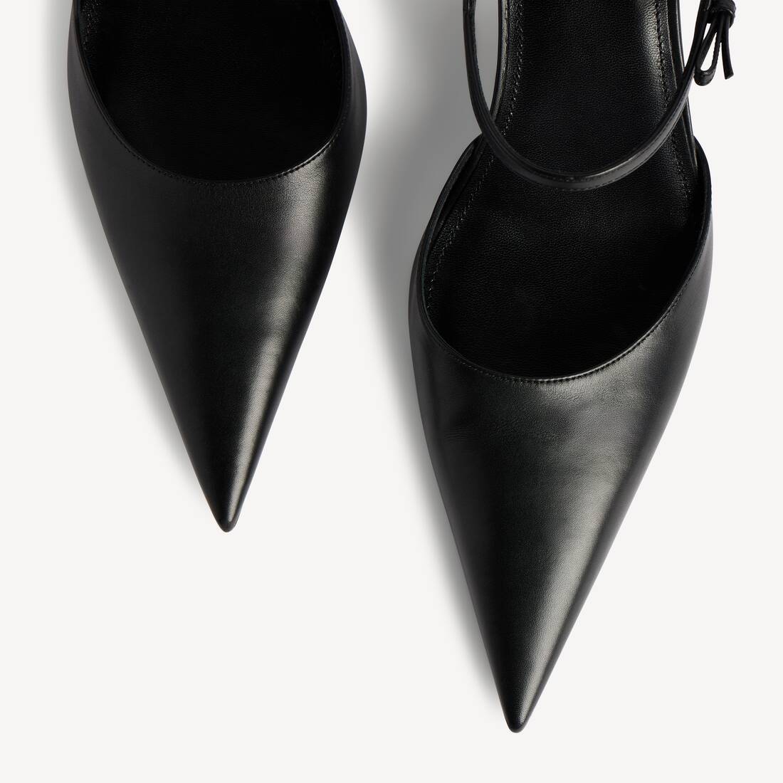 Women's Avenue Bow Slingback in Black/silver | Balenciaga United Kingdom EN - Image 5