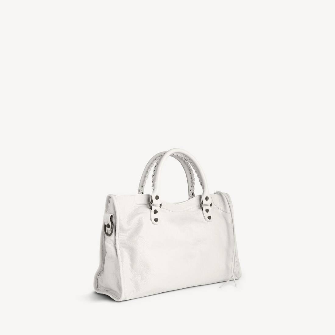 Women's Le City Bag Medium in Optic White | Balenciaga Finland EN - Image 3