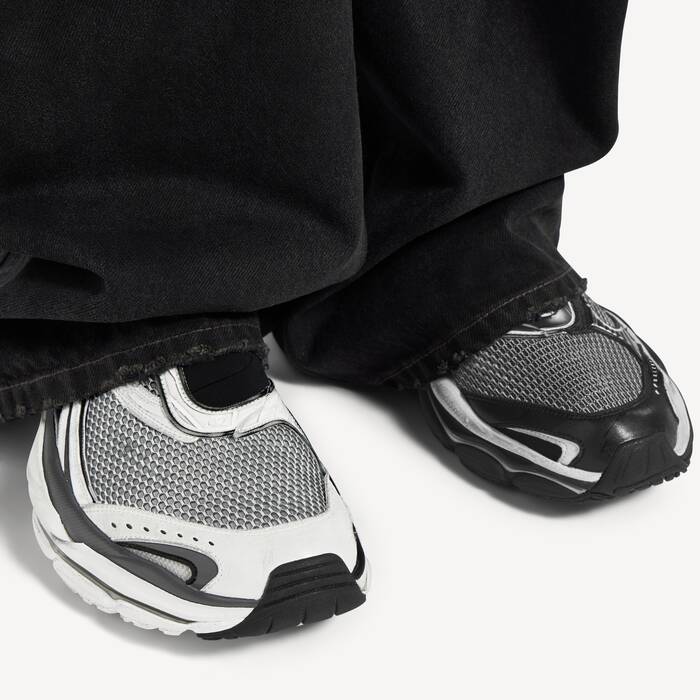 Men's D'orsay Sneaker in Black/white - Men | Balenciaga United States EN - Image 3